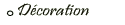 decoration