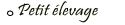 elevage
